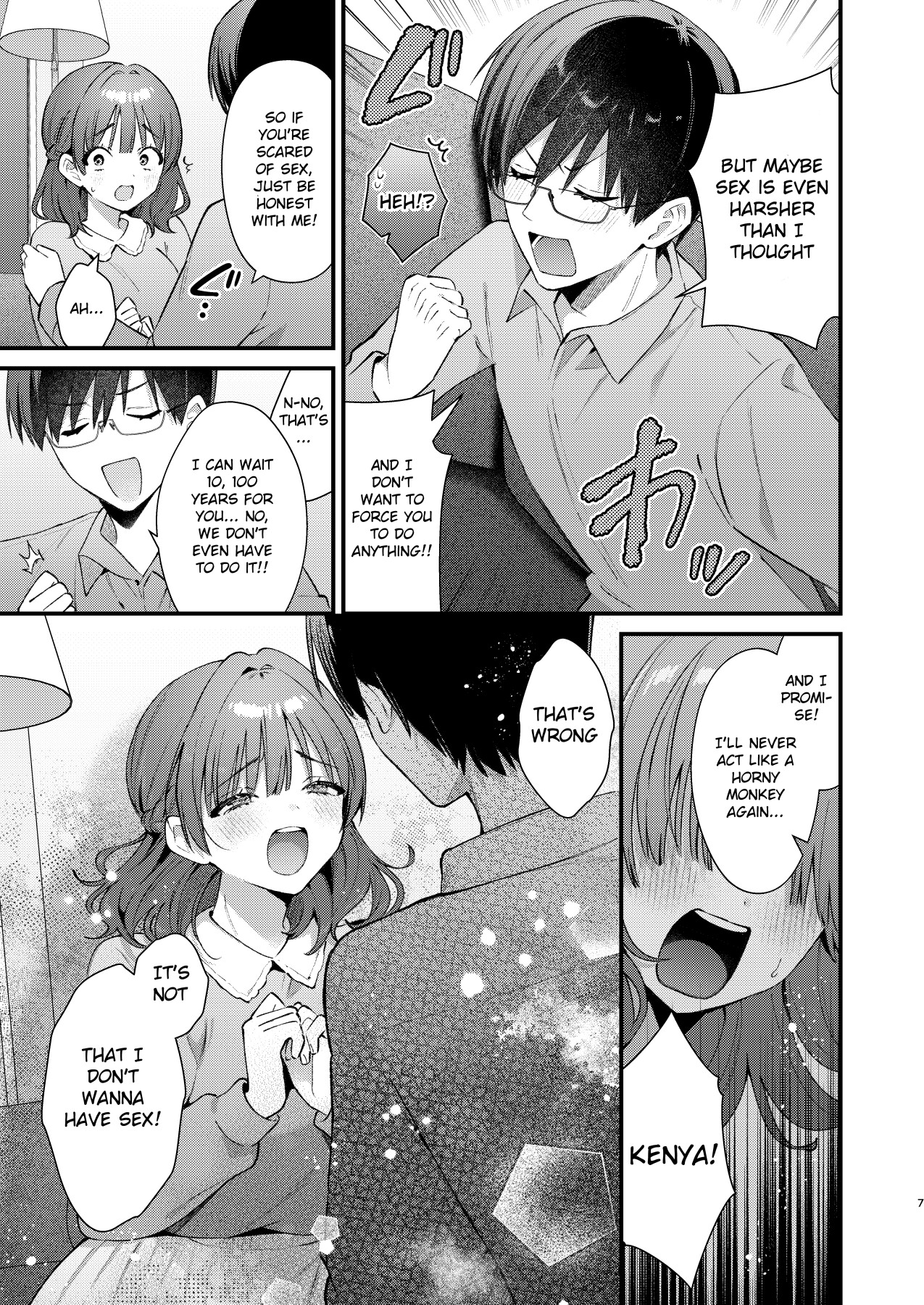 Hentai Manga Comic-My innocent and quiet girlfriend confessed to me that she has a large clitoris.-Read-6